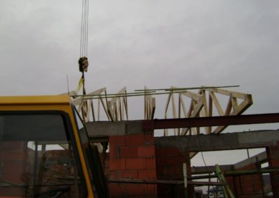 montowanie wiązarów