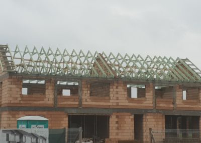 Konstrukcja dachu dla budynków wielorodzinnych w miejscowości Zalasewo