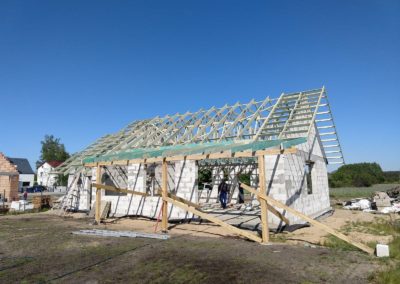 Konstrukcja dachu dwuspadowego