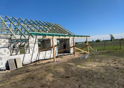 Prefabrykowana Konstrukcja dachu montaż